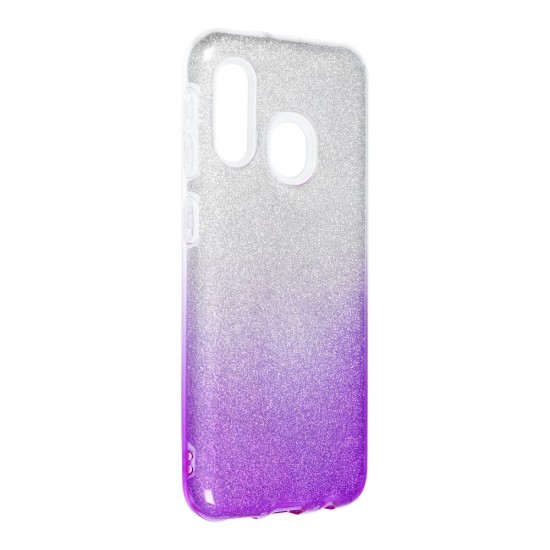 Samsung A20E Forcell Shining Clear/Violet Кейс