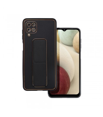 Samsung A22 4G Forcell Leather Kickstand Black Кейс