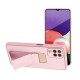 Samsung A22 4G Forcell Leather Kickstand Pink Кейс