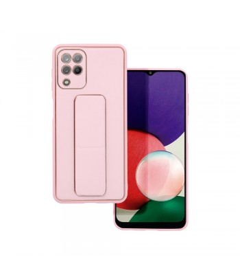Samsung A22 4G Forcell Leather Kickstand Pink Кейс
