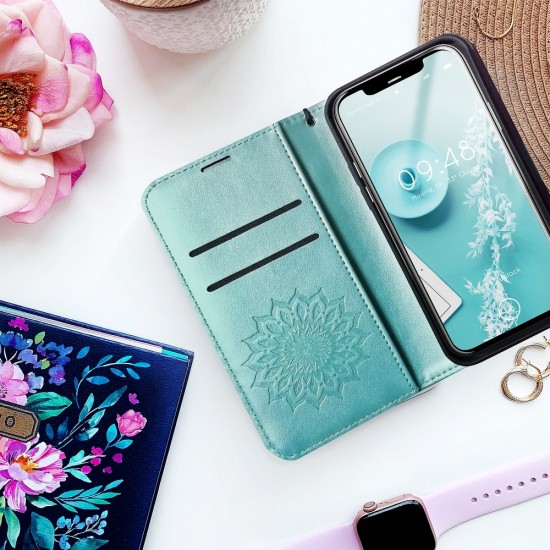 Samsung A22 4G Forcell Mezzo Book Mandala Green Кейс