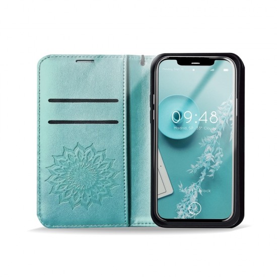 Samsung A22 4G Forcell Mezzo Book Mandala Green Кейс