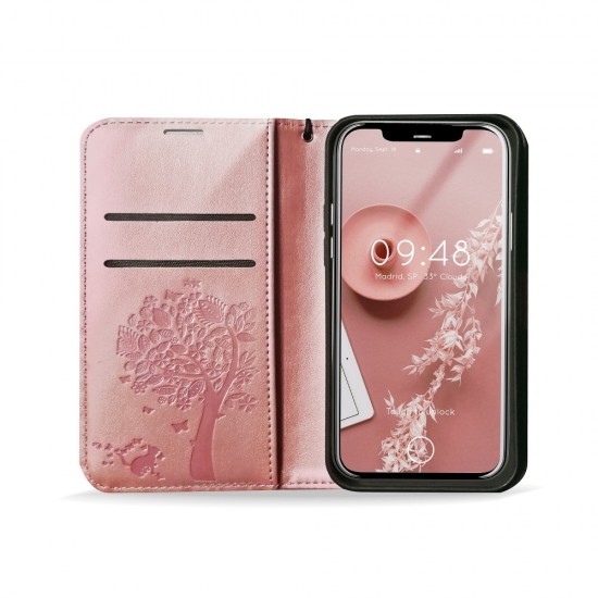 Samsung A22 4G Forcell Mezzo Book Tree Rose Кейс