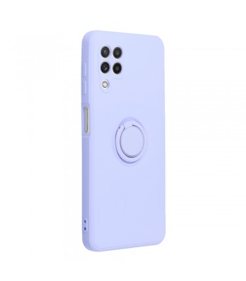 Samsung A22 4G Forcell Silicone Ring Violet Кейс
