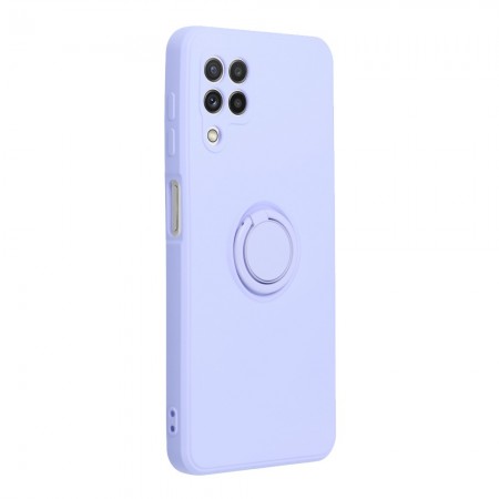 Samsung A22 4G Forcell Silicone Ring Violet Кейс
