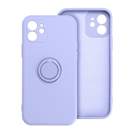 Samsung A22 4G Forcell Silicone Ring Violet Кейс