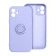 Samsung A22 4G Forcell Silicone Ring Violet Кейс