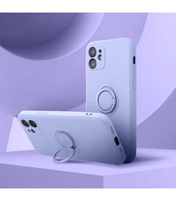 Samsung A22 4G Forcell Silicone Ring Violet Кейс