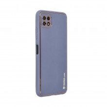 Samsung A22 5G Forcell Leather Blue Кейс Samsung A22 5G Forcell Leather Blue Кейс