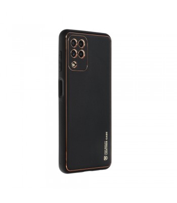 Samsung A22 4G Forcell Leather Black Кейс
