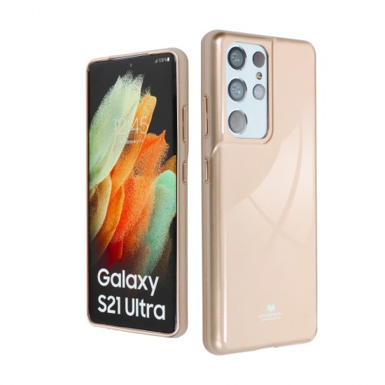 Samsung A33 5G Mercury Pearl Jelly Gold Кейс