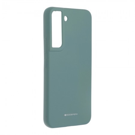 Samsung S22 Mercury Silicone Silky-Soft Green Кейс