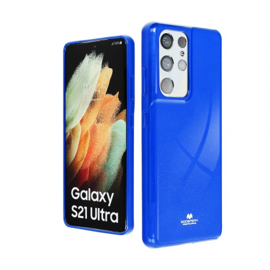 Samsung S22 Ultra Mercury Pearl Jelly Navy Кейс