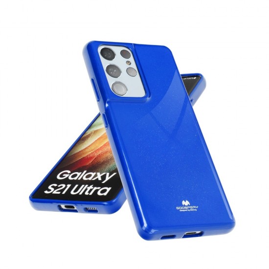 Samsung S22 Ultra Mercury Pearl Jelly Navy Кейс