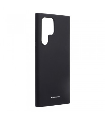 Samsung S22 Ultra Mercury Silicone Silky-Soft Black Кейс