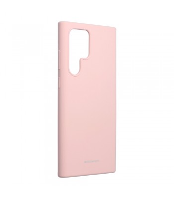 Samsung S22 Ultra Mercury Silicone Silky-Soft Pink Sand Кейс