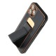 Samsung A02s Forcell Leather Kickstand Black Кейс