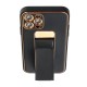 Samsung A02s Forcell Leather Kickstand Black Кейс