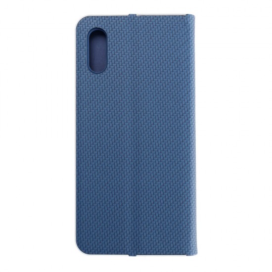 Xiaomi Redmi 9A, 9AT Forcell Luna Book Carbon Silver Blue Кейс