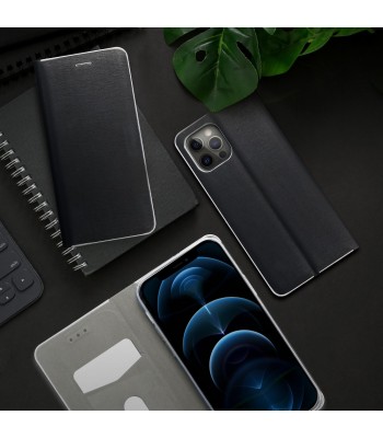 Xiaomi Redmi 9A, 9AT Forcell Luna Book Silver Black Кейс
