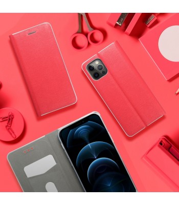 Xiaomi Redmi 9A, 9AT Forcell Luna Book Silver Red Кейс