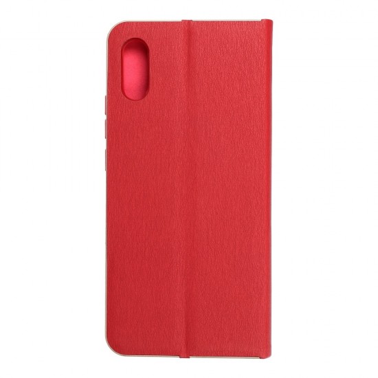 Xiaomi Redmi 9A, 9AT Forcell Luna Book Gold Red Кейс