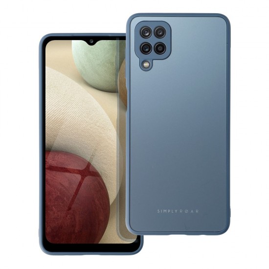 Samsung A12 Roar Matte Glass Blue Кейс