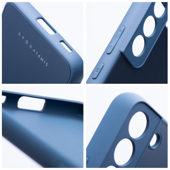Samsung A12 Roar Matte Glass Blue Кейс