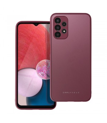 Samsung A13 Roar Matte Glass Bordo Кейс