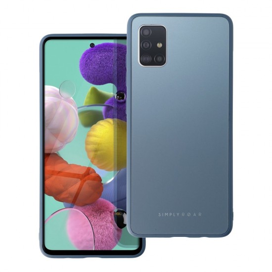 Samsung A51 Roar Matte Glass Blue Кейс