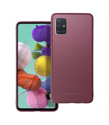 Samsung A51 Roar Matte Glass Bordo Кейс