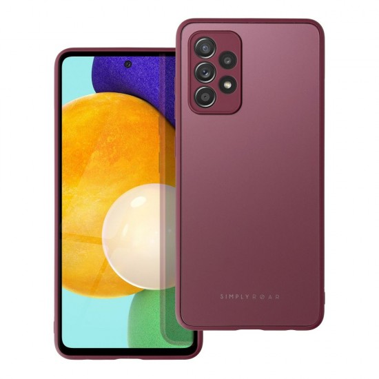 Samsung A52 Roar Matte Glass Bordo Кейс