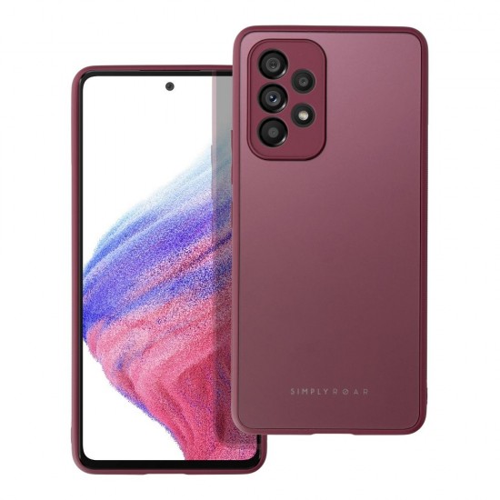 Samsung A53 Roar Matte Glass Bordo Кейс