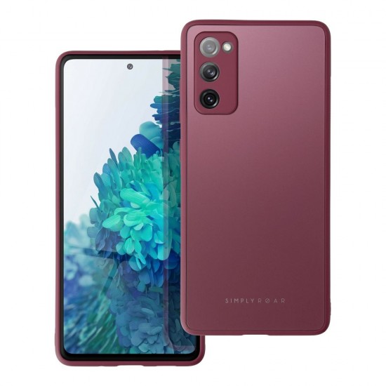Samsung S20 FE Roar Matte Glass Bordo Кейс
