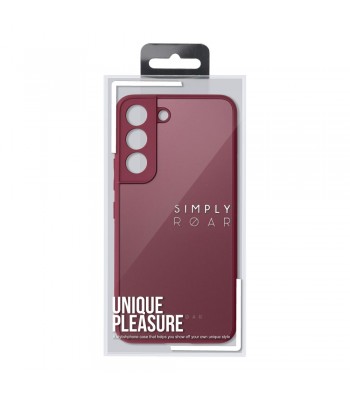 Samsung S21 FE Roar Matte Glass Bordo Кейс