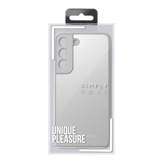 Samsung S21 FE Roar Matte Glass Silver Кейс