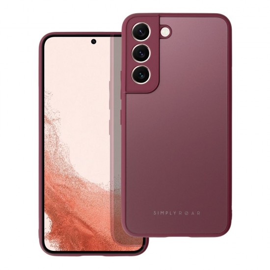Samsung S22 FE Roar Matte Glass Bordo Кейс