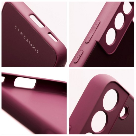 Samsung S22 FE Roar Matte Glass Bordo Кейс