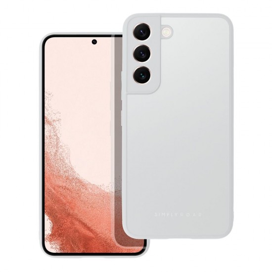 Samsung S22 Roar Matte Glass Silver Кейс