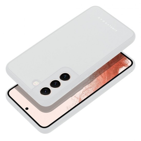 Samsung S22 Roar Matte Glass Silver Кейс
