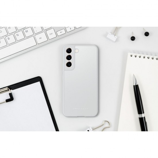 Samsung S22 Roar Matte Glass Silver Кейс