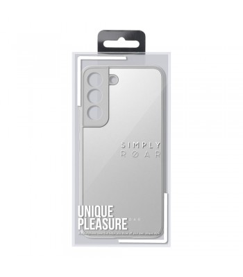 Samsung S22 Roar Matte Glass Silver Кейс