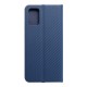 Samsung A02s Forcell Luna Book Carbon Blue Кейс