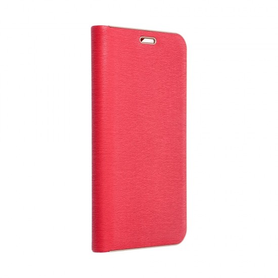 Samsung A02s Forcell Luna Book Carbon Red Кейс