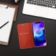 Samsung A02s Forcell Luna Book Carbon Red Кейс