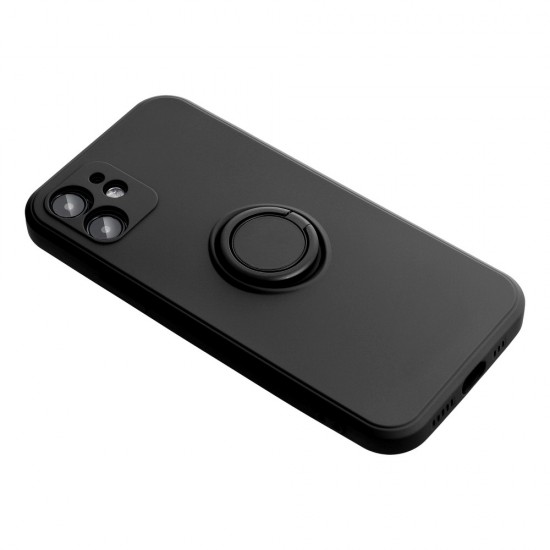 Samsung A02s Forcell Silicone Ring Black Кейс