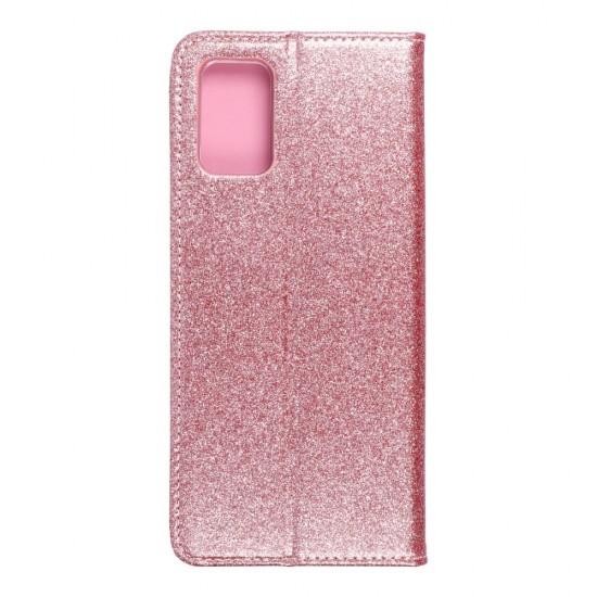Samsung A02S Forcell Shining  Book Rose Gold Кейс