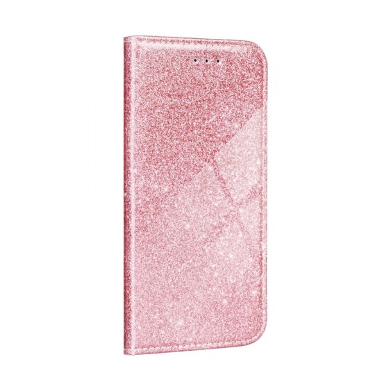 Samsung A02S Forcell Shining  Book Rose Gold Кейс