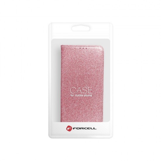 Samsung A02S Forcell Shining  Book Rose Gold Кейс
