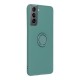 Samsung A02s Forcell Silicone Ring Green Кейс